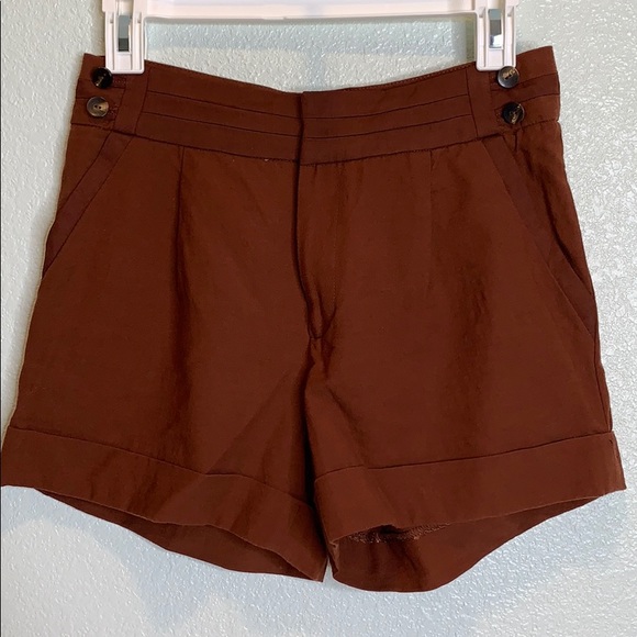 Comptoir Des Cotonniers Pants - Comptoir de Cotonniers wool high rise shorts